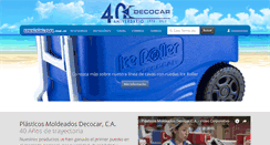 Desktop Screenshot of decocar.com.ve