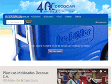 Tablet Screenshot of decocar.com.ve